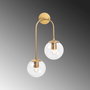 Opviq Jewel - 10580 Lámpara de pared Oro Brillante